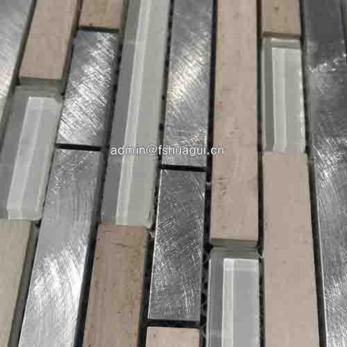 Rustic Panel Wood Mosaic factory   HG-WT001