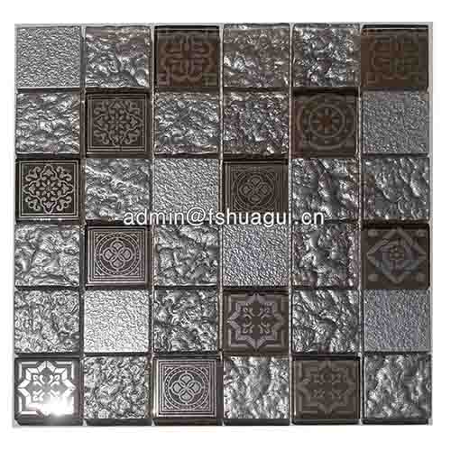 Rustic Panel Wood Mosaic factory   HG-WT001