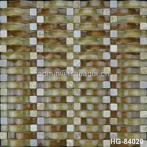 Rustic Panel Wood Mosaic factory   HG-WT001