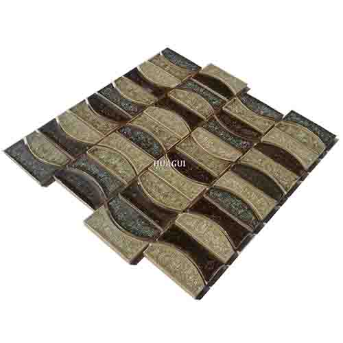 Rustic Panel Wood Mosaic factory   HG-WT001