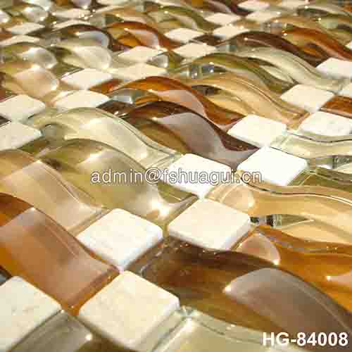 Rustic Panel Wood Mosaic factory   HG-WT001