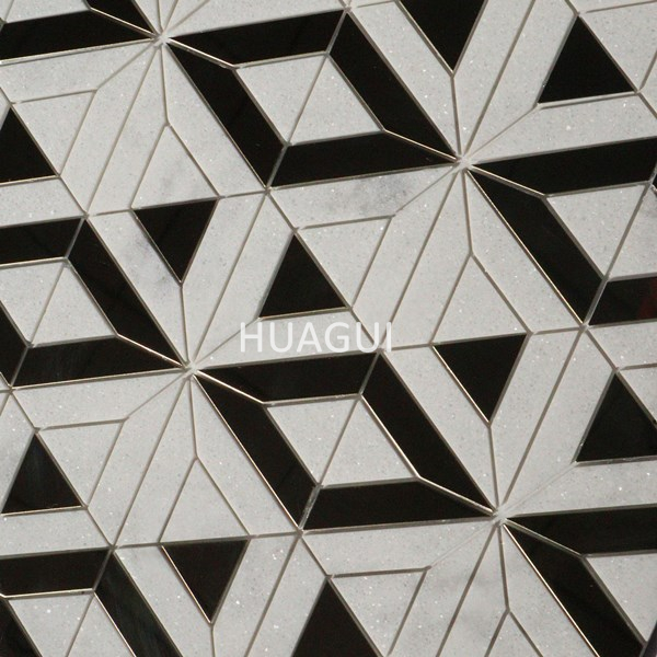 Rustic Panel Wood Mosaic factory   HG-WT001