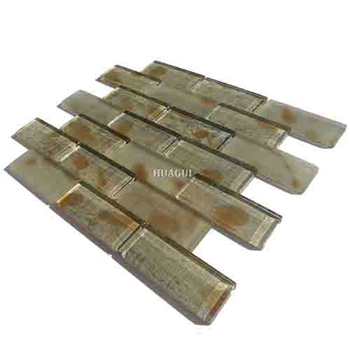 Rustic Panel Wood Mosaic factory   HG-WT001