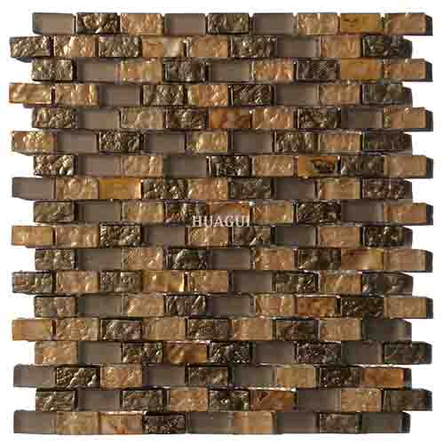 Rustic Panel Wood Mosaic factory   HG-WT001