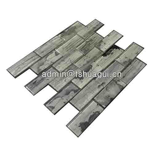 Rustic Panel Wood Mosaic factory   HG-WT001