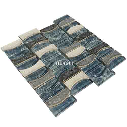 Rustic Panel Wood Mosaic factory   HG-WT001