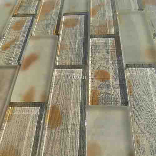 Rustic Panel Wood Mosaic factory   HG-WT001