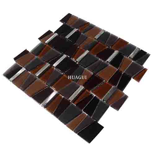 Rustic Panel Wood Mosaic factory   HG-WT001
