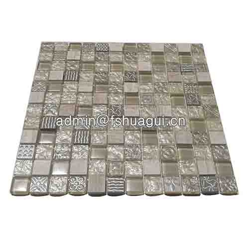 Rustic Panel Wood Mosaic factory   HG-WT001