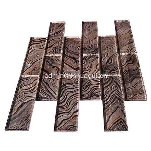 Rustic Panel Wood Mosaic factory   HG-WT001