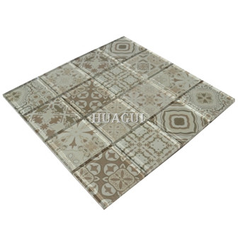 Rustic Panel Wood Mosaic factory   HG-WT001