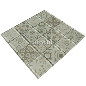 Rustic Panel Wood Mosaic factory   HG-WT001