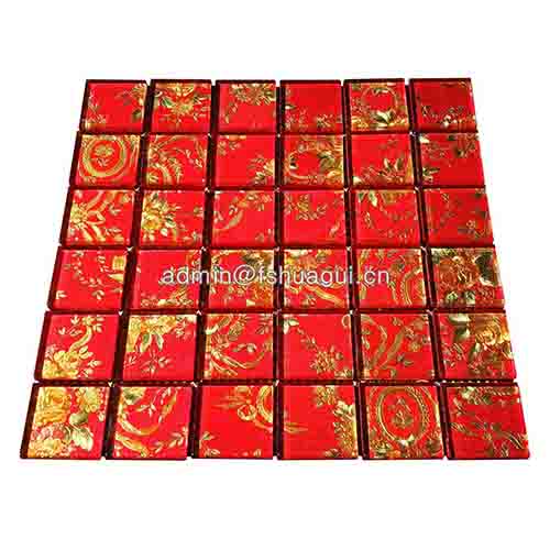 Rustic Panel Wood Mosaic factory   HG-WT001