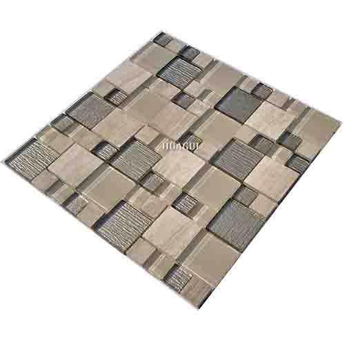 Rustic Panel Wood Mosaic factory   HG-WT001