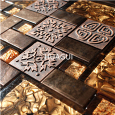 Rustic Panel Wood Mosaic factory   HG-WT001