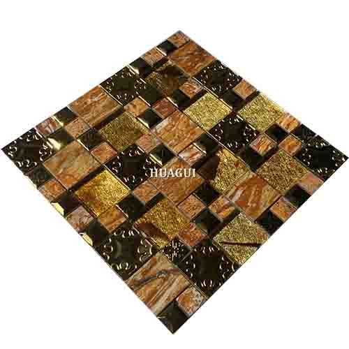 Rustic Panel Wood Mosaic factory   HG-WT001