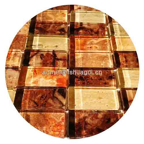 Rustic Panel Wood Mosaic factory   HG-WT001