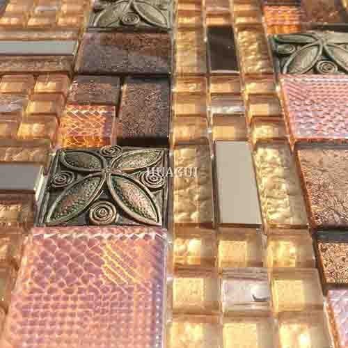 Rustic Panel Wood Mosaic factory   HG-WT001