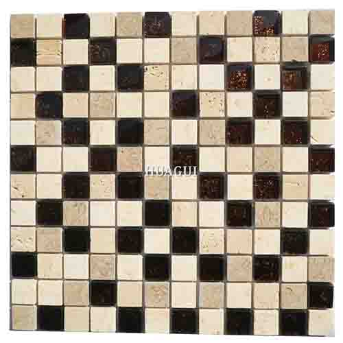 Rustic Panel Wood Mosaic factory   HG-WT001