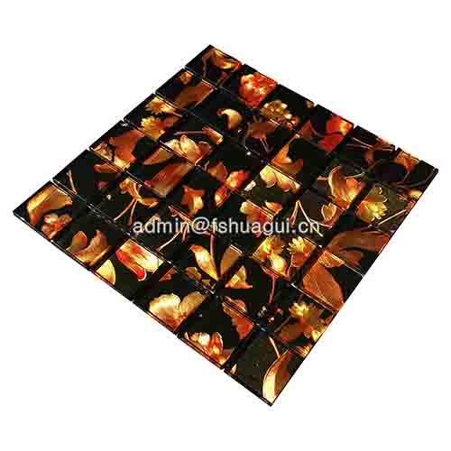 Rustic Panel Wood Mosaic factory   HG-WT001