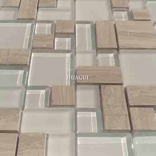 Rustic Panel Wood Mosaic factory   HG-WT001