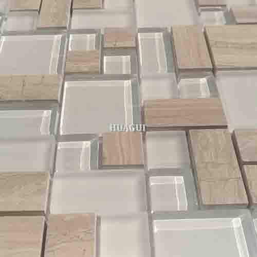 Rustic Panel Wood Mosaic factory   HG-WT001
