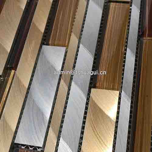 Rustic Panel Wood Mosaic factory   HG-WT001