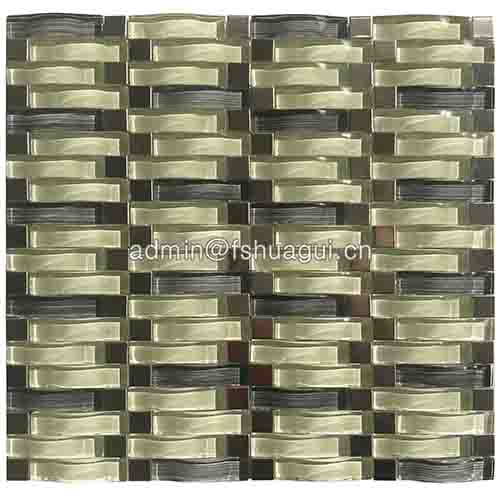 Rustic Panel Wood Mosaic factory   HG-WT001