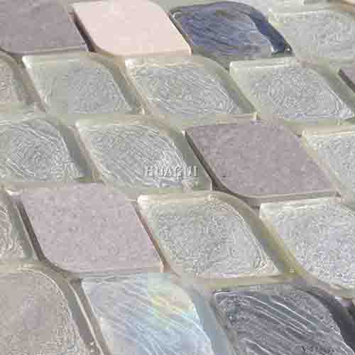 Rustic Panel Wood Mosaic factory   HG-WT001
