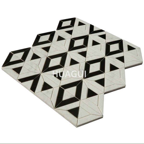 Rustic Panel Wood Mosaic factory   HG-WT001