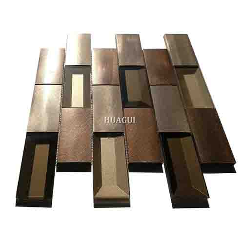 Rustic Panel Wood Mosaic factory   HG-WT001