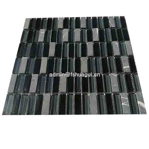 Rustic Panel Wood Mosaic factory   HG-WT001