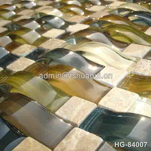 Rustic Panel Wood Mosaic factory   HG-WT001