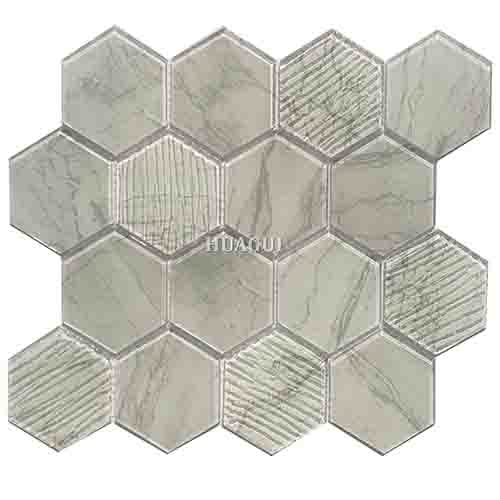 Rustic Panel Wood Mosaic factory   HG-WT001