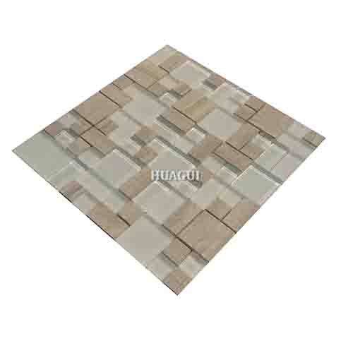 Rustic Panel Wood Mosaic factory   HG-WT001