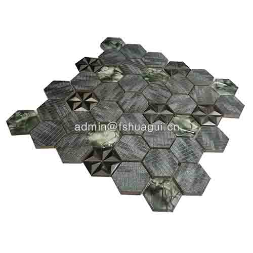 Rustic Panel Wood Mosaic factory   HG-WT001