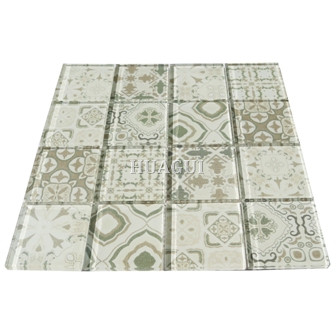 Rustic Panel Wood Mosaic factory   HG-WT001