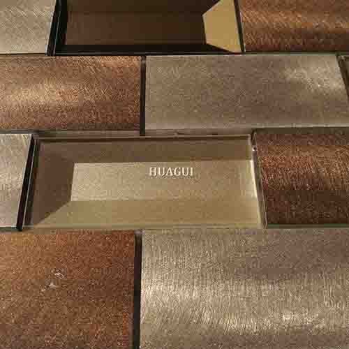 Rustic Panel Wood Mosaic factory   HG-WT001
