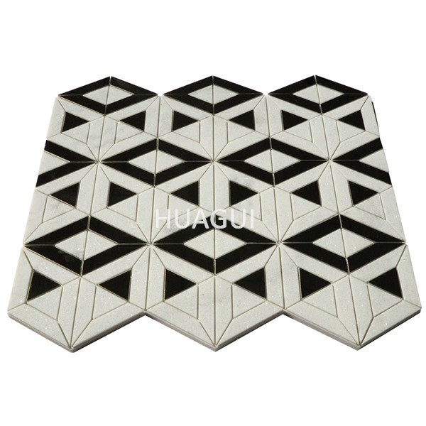 Rustic Panel Wood Mosaic factory   HG-WT001