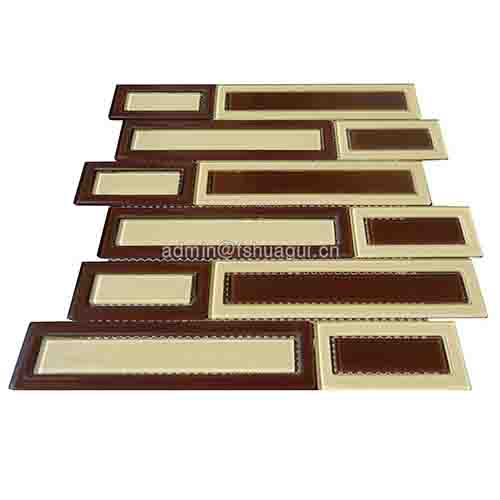 Rustic Panel Wood Mosaic factory   HG-WT001