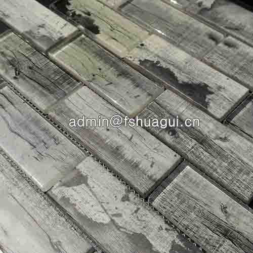 Rustic Panel Wood Mosaic factory   HG-WT001