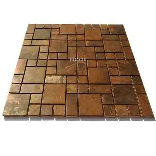 Rustic Panel Wood Mosaic factory   HG-WT001