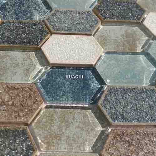 Rustic Panel Wood Mosaic factory   HG-WT001
