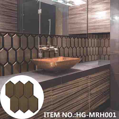 Rustic Panel Wood Mosaic factory   HG-WT001