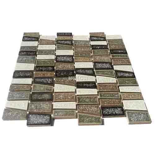 Rustic Panel Wood Mosaic factory   HG-WT001