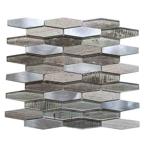Rustic Panel Wood Mosaic factory   HG-WT001