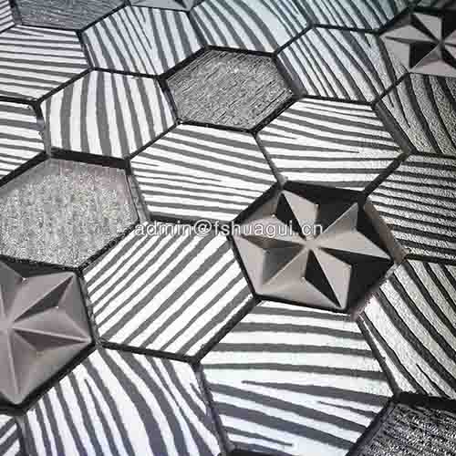 Rustic Panel Wood Mosaic factory   HG-WT001