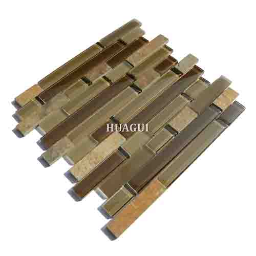 Rustic Panel Wood Mosaic factory   HG-WT001