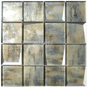 Rustic Panel Wood Mosaic factory   HG-WT001