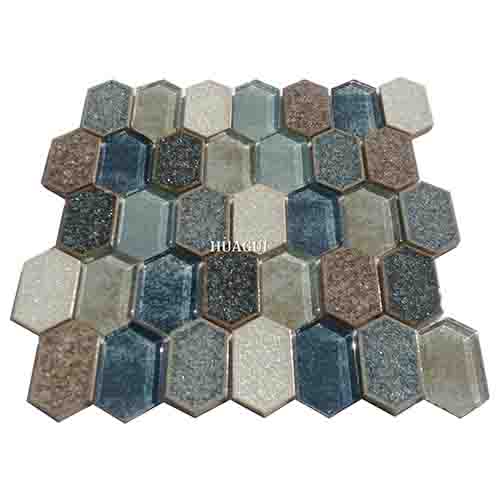 Rustic Panel Wood Mosaic factory   HG-WT001